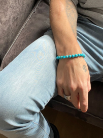 - Kralen Armband - Turquoise