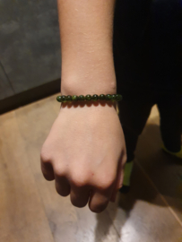 - Kinderarmbandje - Forest Green Opaal
