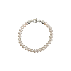 - Baby Armbandje - Zoetwaterparel Pearly White