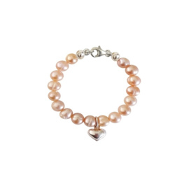 - Kralen Armband - ☆Pearly Pink☆ Heart