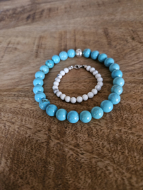 Turquoise/Snow White Howliet