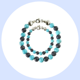 - Vader Zoon - Turquoise & Black Lava