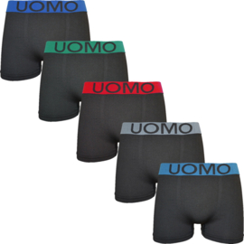 UOMO Herenboxers naadloos color Smooth 5-Pack 9203