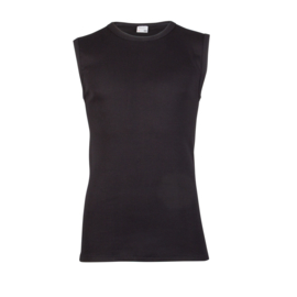 2x Beeren Bodywear Mouwloos Shirt Zwart M3000