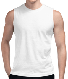 2x Naft Mouwloos T-shirt Wit