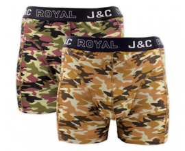 J&C Herenboxer "Camouflage-Army"