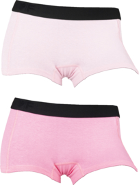 2x Funderwear damesboxers Pink-Roze 72004