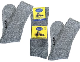 Tractor industrials werk sokken Grijs Topkwaliteit 6-Pack
