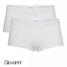 2x Giovanni Dames Boxers Wit