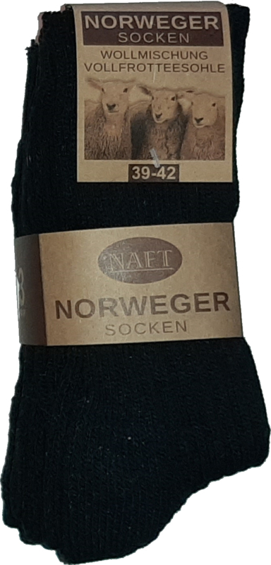 Noorse Geiten Wollen Sokken Zwart Naft 6 paar | SOKKEN HEREN |  Bestewinkeltje.nl - Ondergoed Outlet