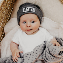 bonnet BABY - gris foncé