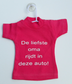 Mini shirt oma auto