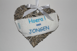 Rieten hart Hoera een Jongen