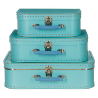 Koffertjes Large lichtblauw (set of los)