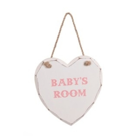 Hanger baby's room roze