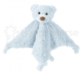 Bear Boogy knuffeldoekje blauw