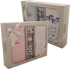 Cadeau set Kris x Kids 6 delig roze / blauw