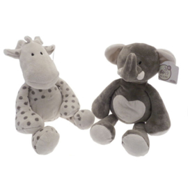 Elli & Raff knuffel grijs 25 cm