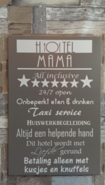 Tekstbord Hotel Mama 2