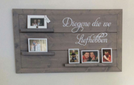 Wandbord Diegene die we liefhebben