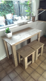 Ontbijttafel steigerhout