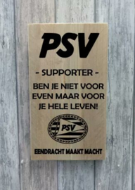 Tekstbord PSV supporter