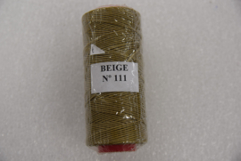 Gewaxed nylon garen beige 1mm 111
