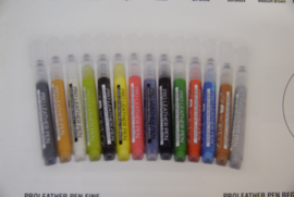 Lederstift of lederpen yellow 101