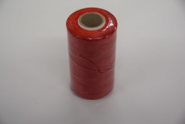 Plat splitsbaar gewaxed nylon garen rood.