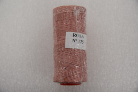 Gewaxed nylon garen  rosa   1mm 125