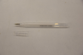 Zilver pen voor leder met Thermo inkt