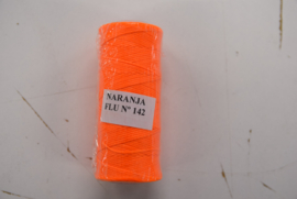 Gewaxed nylon garen fluo orange 1mm 142