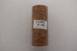 Gewaxed nylon garen camel 1mm 138