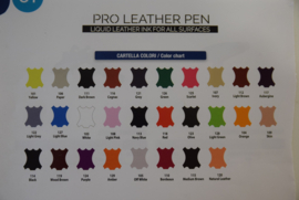 Lederstift of lederpen dark brown 111
