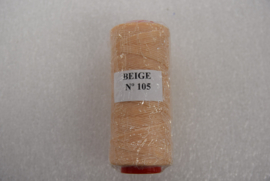 Gewaxed nylon garen beige 1mm 105