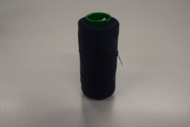 Gewaxed nylon garen dark navy blue 1 mm