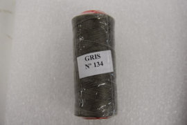 Gewaxed nylon garen  gris  1mm 133