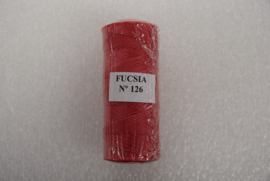 Gewaxed nylon garen fucsia 1mm 126