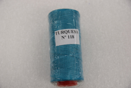 Gewaxed nylon garen turquesa 1mm 118