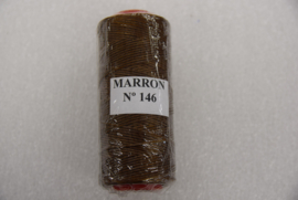 Gewaxed nylon garen marron 1mm 146