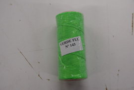 Gewaxed nylon garen fluo groen 1mm 143