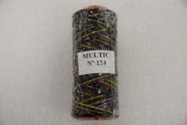 Gewaxed nylon garen  multic 1mm 124