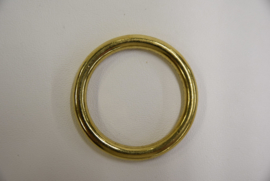 O-Ring massief messing 44 mm.