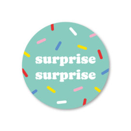 surprise surprise | 5 ronde stickers