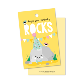 hope your birthday ROCKs | kadolabels