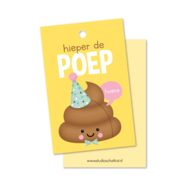 hieper de POEP hoera | kadolabels