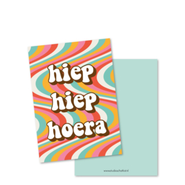 hiep hiep hoera | tekstkaarten