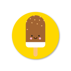 chocodip | 5 ronde stickers