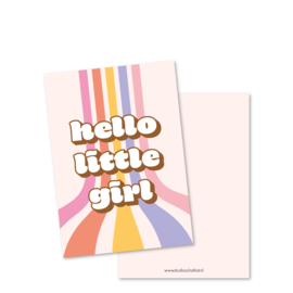 hello little girl | tekstkaarten