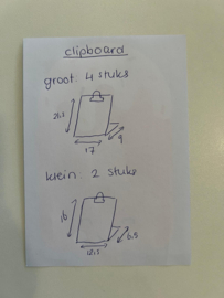 Clipboard groot